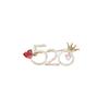 520 Brooch Qixi Festival Anti-leakage Brooch Women's Exquisite and High-end Emotional Festival Collar Brooch