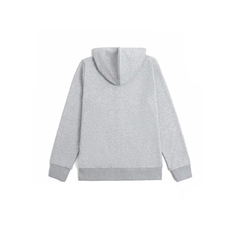 Li-Ning Minimalist Fashion Solid Color Cotton Comfortable Lightweight Soft Versatile Hooded Cardigan Sweatshirt Casual Sports Suit AWDVP41-1+AKLUAG3-4