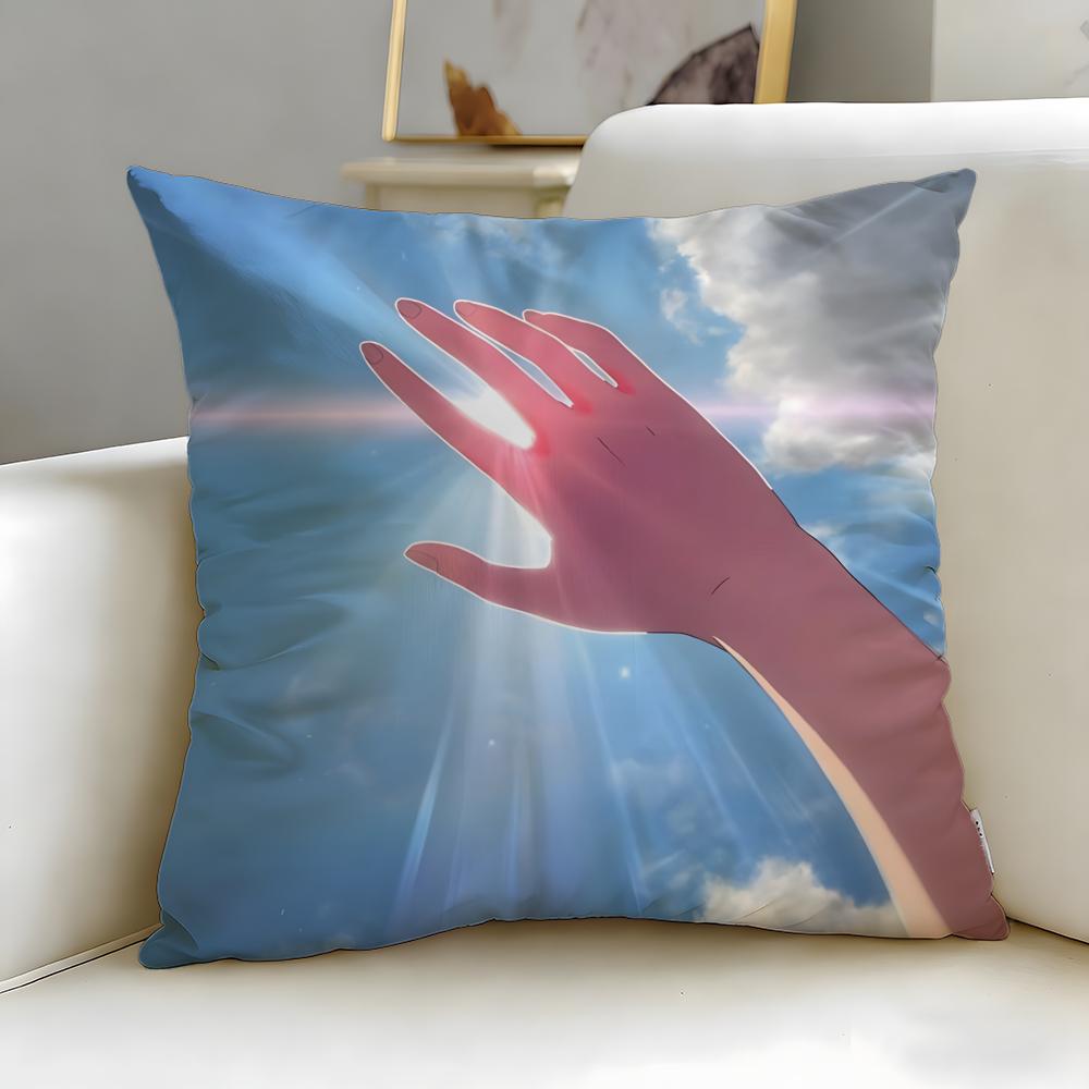 

Stylish Wweathering With Youable Cushion Cover Soft EasyWash Pillow Case Versatile for Couch Bed Travel and Office 30X30cm