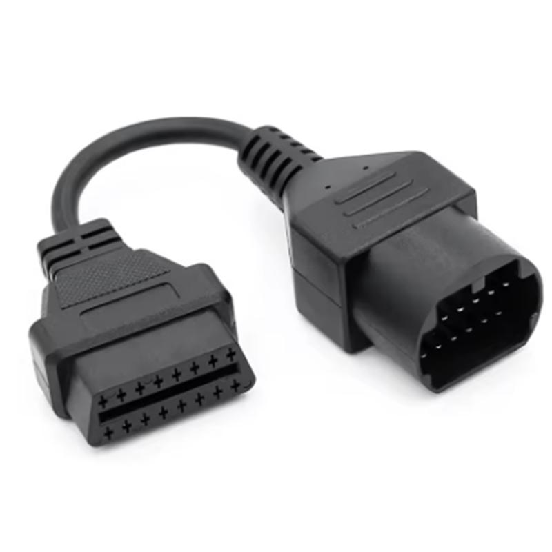 

OBD2 Car Diagnostic Extension Cable- For Mazda For IDS VCM2 J2534 OBD2 16Pin Obd To OBD2 17 Pin Connector Auto Tool чёрный