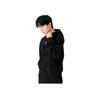 Li Ning Loose Fashion Pattern Printed Embroidered Logo Sports Casual Warm Pullover Long Sleeve Hoodie Unisex Hoodies Black AWDR299-3
