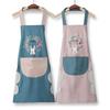 Wasserdichte und Ölbeständige Unisex Logo Schürze für Zuhause Kochen