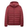 Men's Lightweight Hooded Down Jacket, Winter 2026 - Short, Warm, Trendy, 90% White Duck Down.