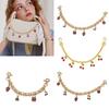 HOT Cherry Strawberry Pendant Girl's Bag Charms Sweet Layered Metal Chain Accessories For HandbagsTote Hanging Ornaments 2025