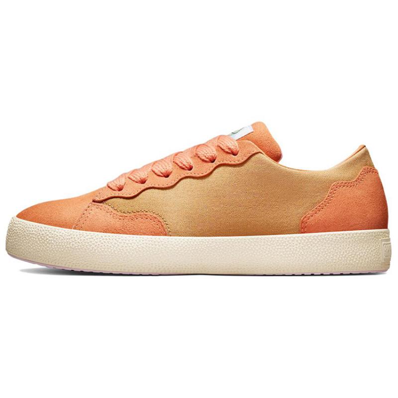 

GOLF WANG x Converse 2.0 Модные повседневные кроссовки на низкой подошве с маленьким цветком цвета заката, унисекс, оранжевые 35