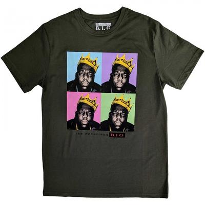 Biggie Smalls Unisex-Erwachsene The Notorious Crown T-Shirt