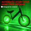 22 LED Bicycle Wheel Light Smart Vibration Sensing Flash Spoke Light USB Rechargeable Kid Balance Bike Light Car Drum Decor Lamp