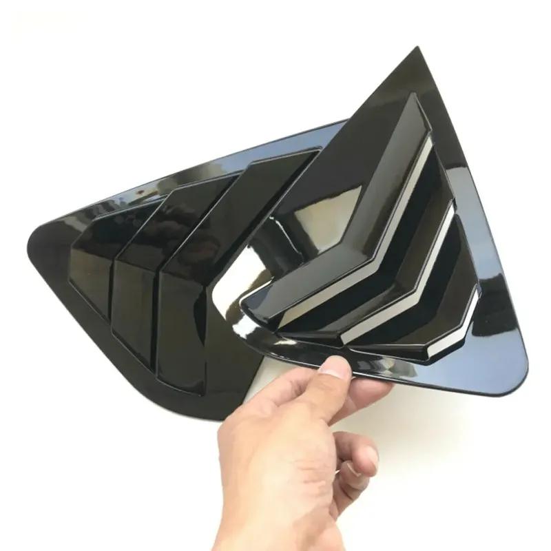 For Nissan Altima Sedan 2013 2014 2015-2018 ABS Plastic Rear Window Quarter Louver Cover Side Vent Trim Car Adhesive Accessories