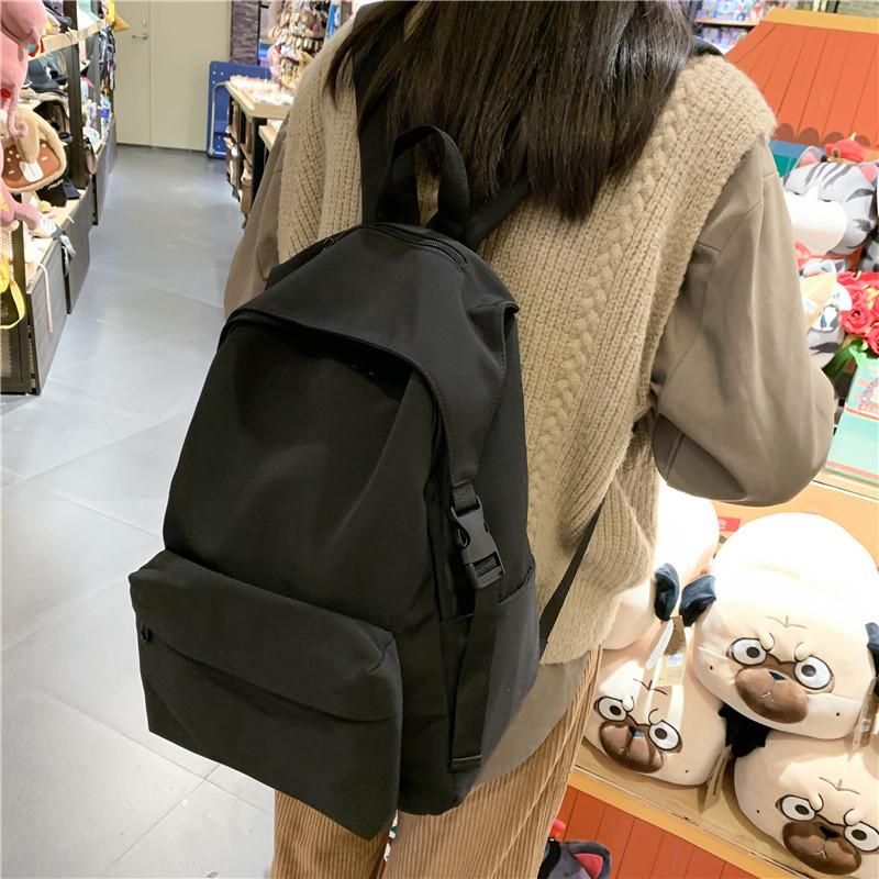 Schoolbag Female Korean Version Harajuku High School Junior High School Ins Style College Student Backpack Versatile Backpack