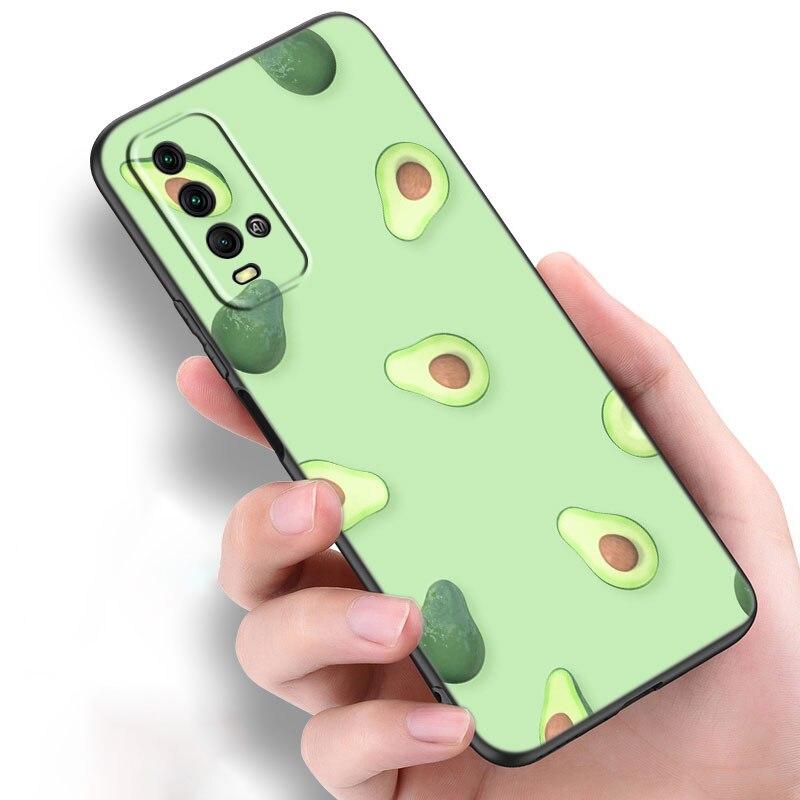 Letni Owoc Wiśnia Etui na Telefon Dla Xiaomi Redmi Note 10 9 Pro Max 10S 10T 9A 9C 9S 9T 8A 8T 8 7 Pro Miękkie TPU Czarne Etui