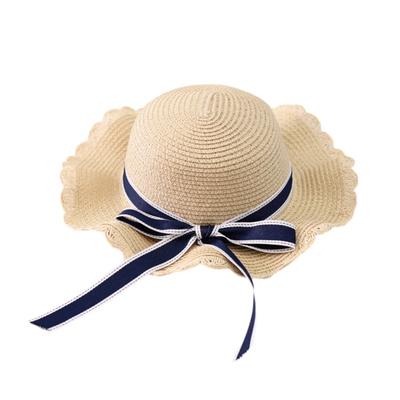 Sombrero de Playa Familiar Paja Natural Tejida Ala Ancha Protección Solar Plegable Ligero Verano