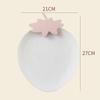 4Pcs Reusable Snack Serving Plate Plastic Food Tray Creative Candy Plate  Kitchen