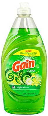 GAIN Dishwashing Detergent Original 638ml GAIN Kitchen Detergent Kitchen Detergent American Goods Made In the USA 21.6oz [Original/638ml] [Product]