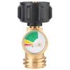 250 PSI Brass Adapter BBQ Gas Pressure Meter Gauge