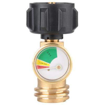 250 PSI Brass Adapter BBQ Gas Pressure Meter Gauge