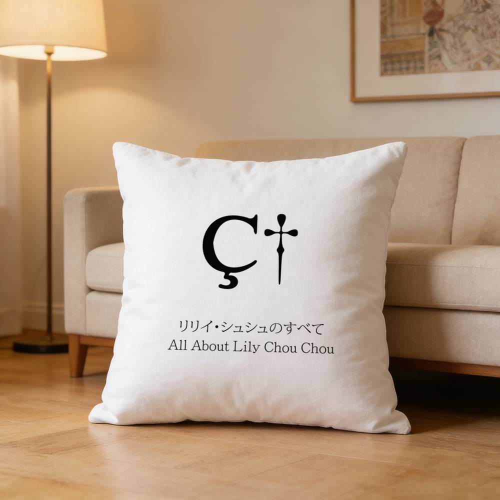 

All About Lily ChouChou Pillow Case Cushion Cover Throw Pillow Case For Car Sofa 30x30cm