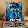 Individuelle personalisierte Decke mit Avatar-Druck, Heimdekoration, Schlafzimmer, Sofa, Camping, Couch, Geschenke für Geburtstag Weihnachten