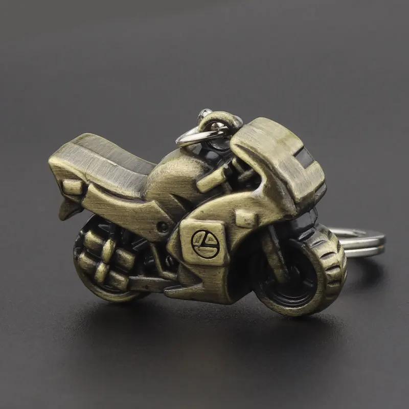 Creative Small Gift Motorcycle Keychain Gift Metal Keyrings Pendant Men's Motorcycles Decoration