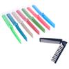 Plastic Double Headed Toothed Women Travel Foldable Diy Hair Beauty Comb Brush