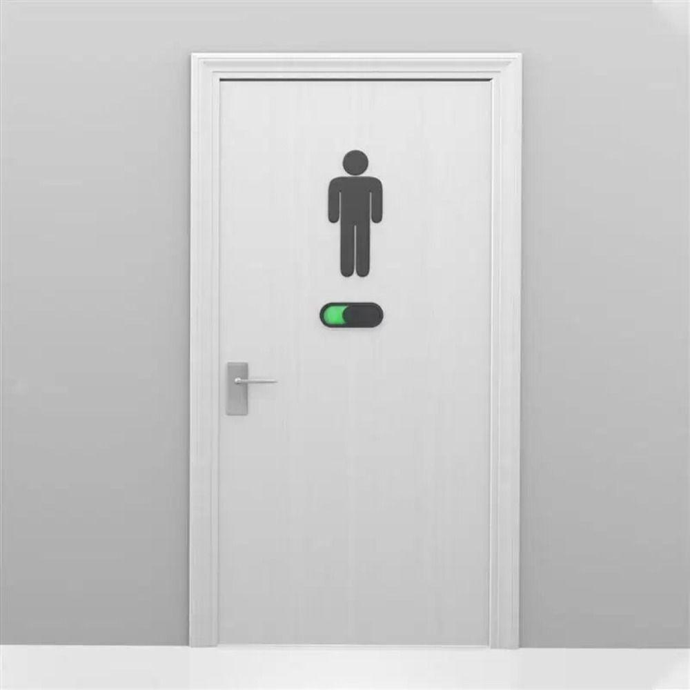 Acrylic Do Not Disturb Sign Slider Open Bathroom Indicator  Conference