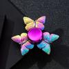 1pc Metal Butterfly Fidget Spinner, Sensory Finger Rotator, Colorful Desk Decor, Party Favor Birthday Gift Bag Filler