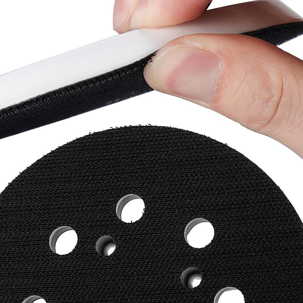 Plastic + PU Backing Pad Sanding Pad 5 Inch/125mm Backing Pad Black
