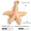 Heart Cat Dog Owl Oil Drop Ocean Style Pendants 18K Gold Plated Stainless Steel Charms Fashion Jewelry Gold Pendants