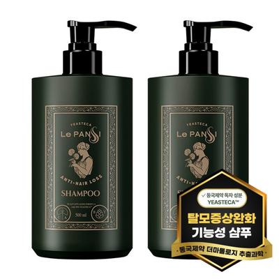 Dongkook Pharmaceutical Lepansi Anti-Hair Loss Shampoo, 500ml, 2 Units