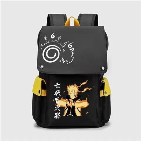 Naruto Hinman Student School Bag Harajuku Surrounding Large Capacity Anime Computer Bag Campus Backpack