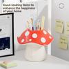 Cute Mushroom Pen Holder for Desktop Storage of Makeup Brushes. High-quality Pen Holder As A Decorative Piece.