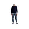 Polo Ralph Lauren Solid Logo Embroidered Crew Neck Pullover Sweater Men sweater Blue 710810846-001