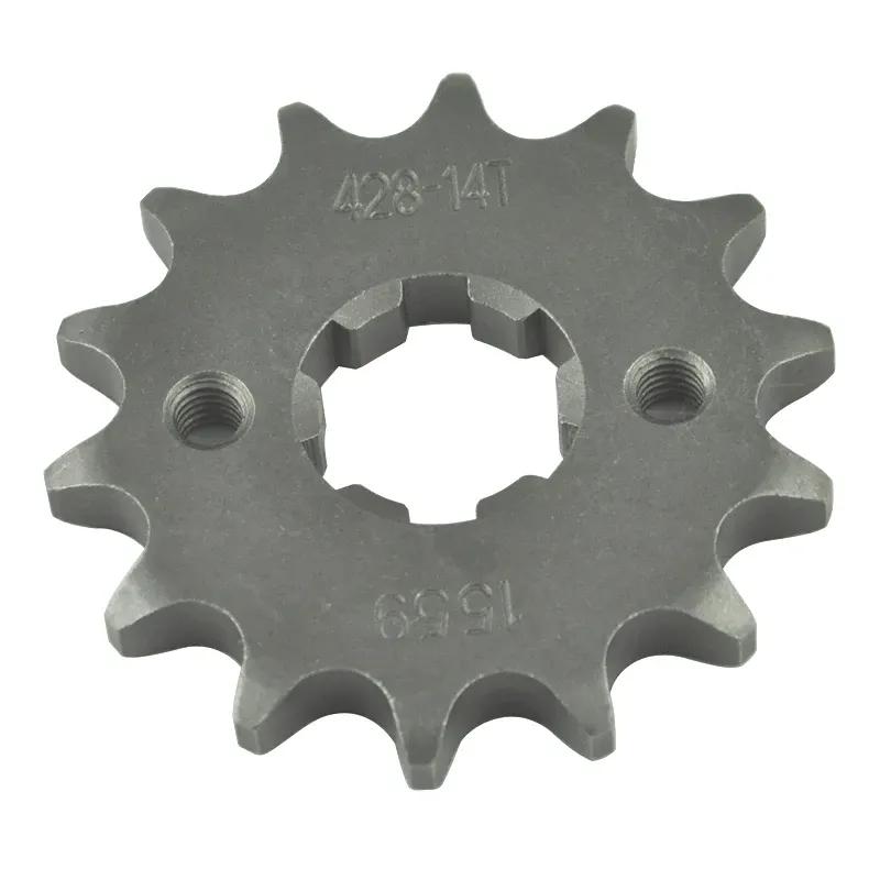 For Yamaha TW200 1987-2026 TW125 92-04 YS125 17-19 TW225 TW225E 02-07 428 14T Motorcycle Front Sprocket Pinion