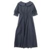 Beauty Products NATURAL BEAUTY BASIC Short Sleeve Long Dress PS Navy Women Used