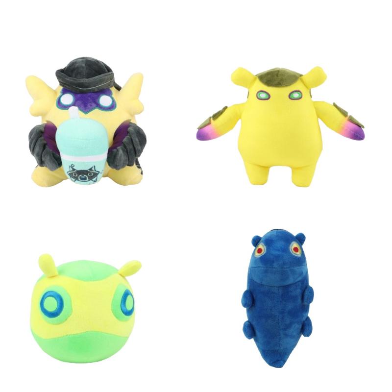 Anime VALORANT Plush Toys Gekko Wingman Animal Plushies Movie Kawaii Stuffed Dolls Birthday Plushie Gift Kids Room Decoration