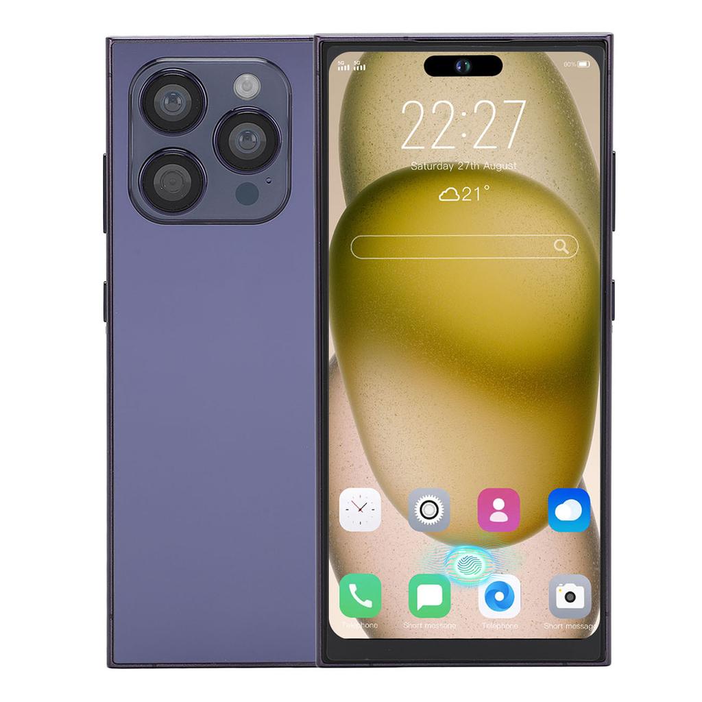 Smartphone 4G Dual SIM 6.6in HD Screen RAM 12GB ROM 256GB Deca Core CPU 13MP 24MP Dual Camera for S25 Ultra