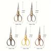 1PC Vintage-Inspired 4.3" Stainless Steel Scissors - Sharp Embroidery for Crafts Art Projects & Diy Fabric Cutting Scissors