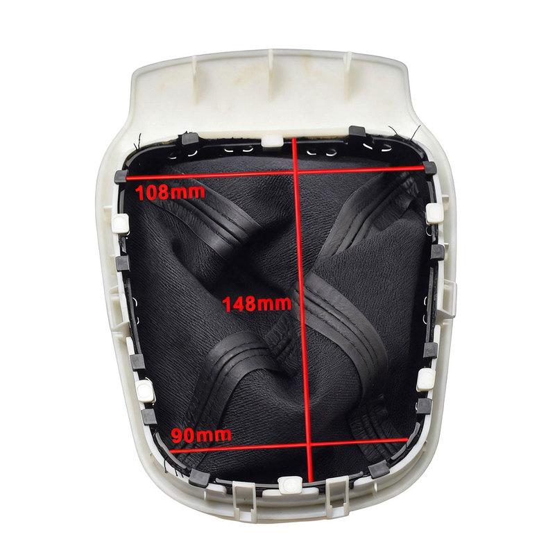 Car Interior Upgrade Black Leather Gear Knob Car Shift Cover Personalized Styling Includes Dust Cover For T300 1.4L