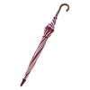 Große Blume Lang Schwer zu bekommen Paspelierung [Chinoiserie Modern] Regenschirm, Damen, Motiv, Regenschirm, tief, nass, (rot)