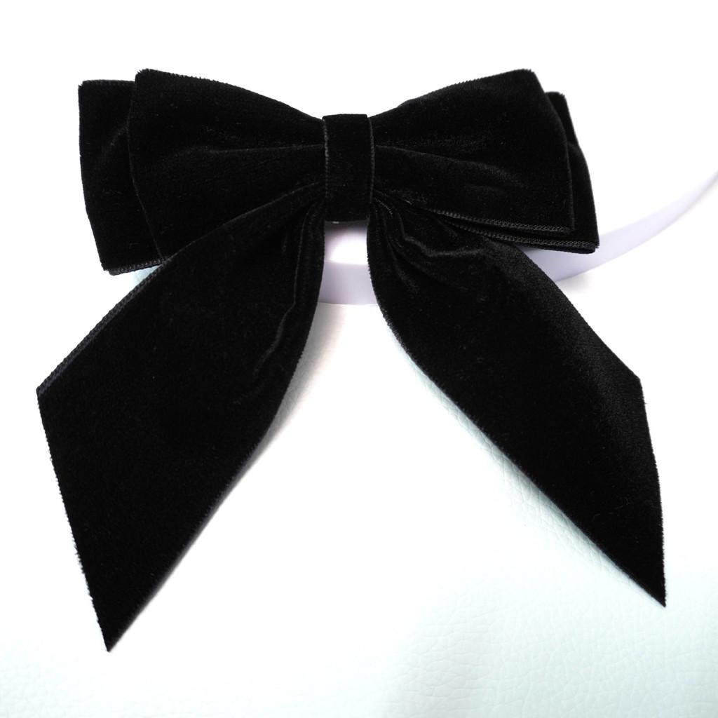 Classic Korean Butterfly Bow Tie With Lace Collared Accessory For Women