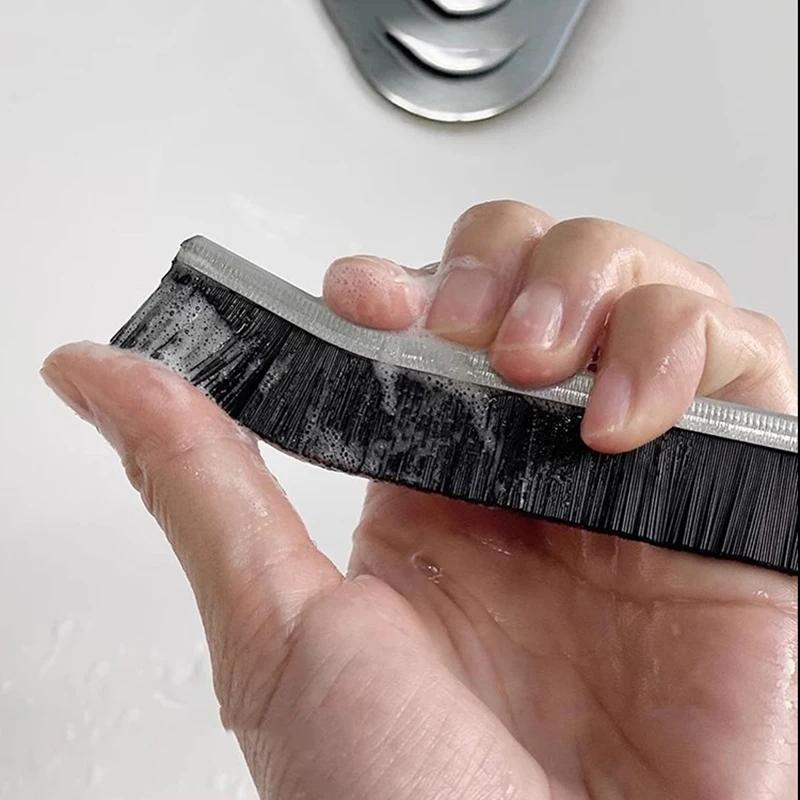 2PCS Long Gap Cleaning Brush Car Household Tile Narrow Joints Scrubber Stiff Bristles Crevices Cleaner Brushes Clean Tool
