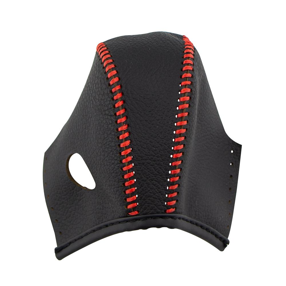 LHD Leather Car AT Gear Shift Knob Cover Gear Collars for Nissan Teana Altima 2013 - 2018 Bluebird 2015 - 2018 Accessories