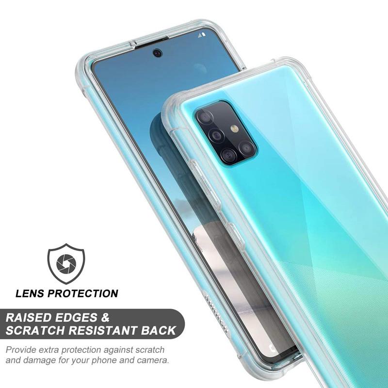 360 ° Ganzkörper-Schutzhülle für iPhone Samsung Huawei Honor Xiaomi Redmi OPPO OnePlus Anti Drop Clear Hybrid PC Hartsilikon Dünne Schale