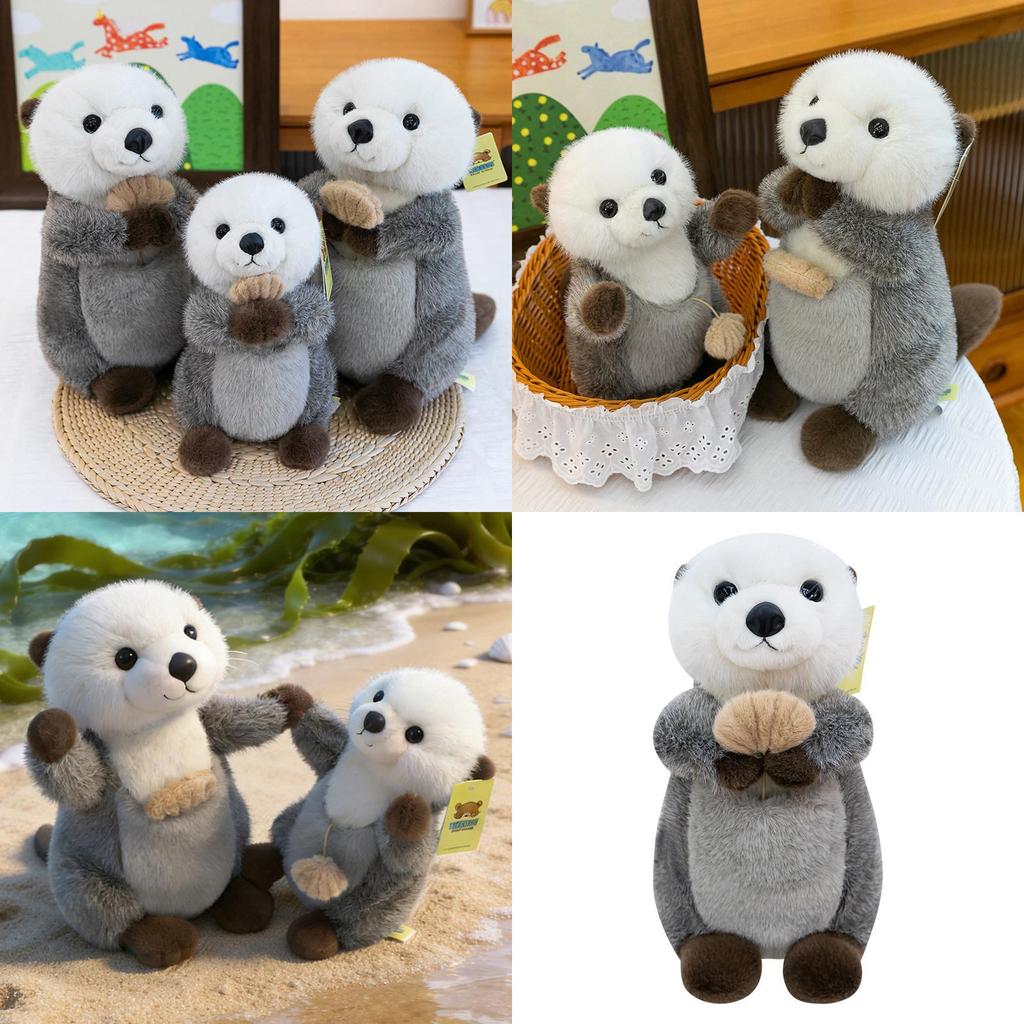 Plush Otter Toy Animal Collectible Soft Toy For Kids And Teens