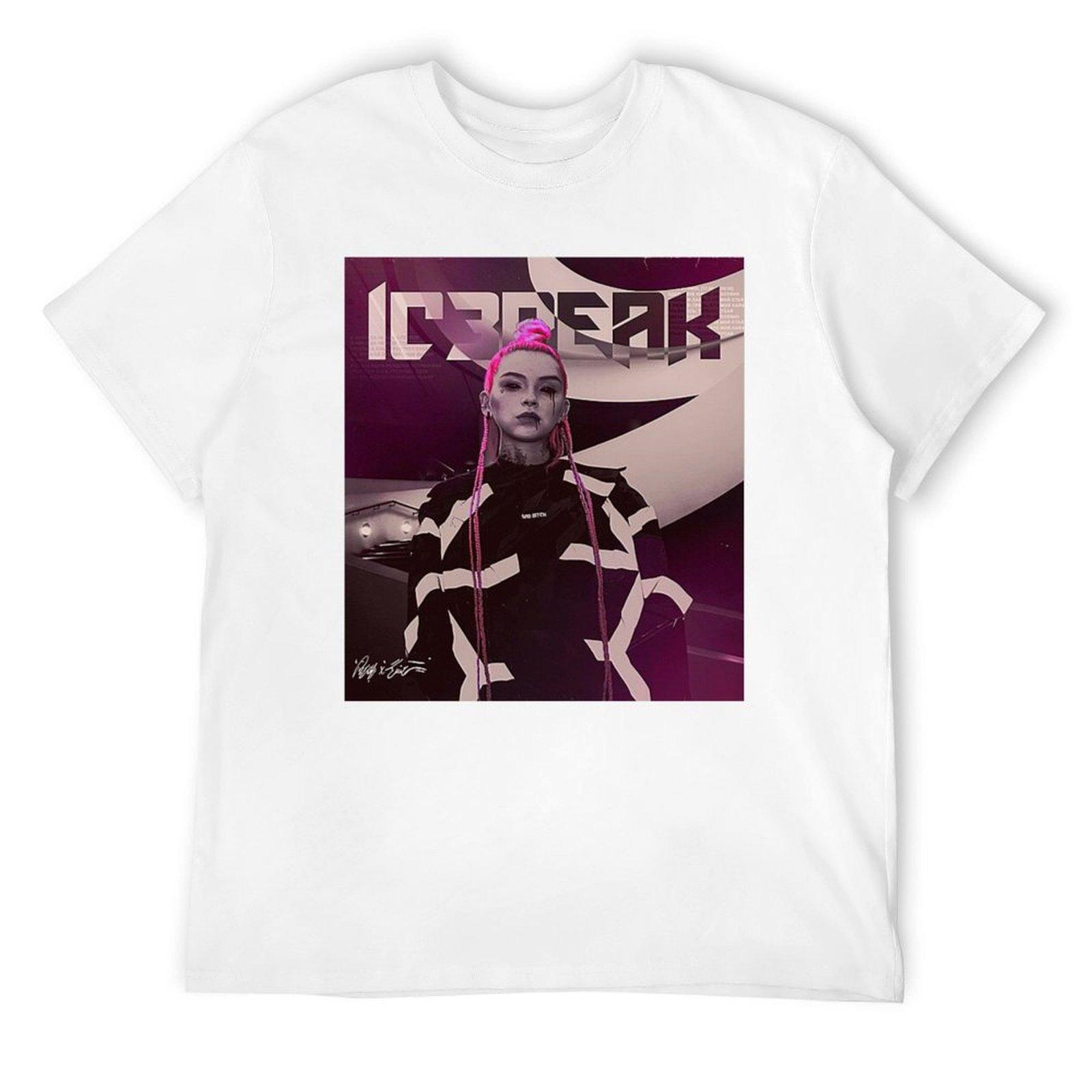 Ic3peak Футболки рубашки графические винтажные аниме футболка графическая футболка мужские большие и высокие футболки S