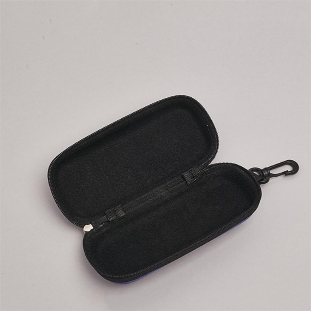1pc Portable EVA Glasses Case with Carabiner Hook Colorful Sunglasses Hard Case Zipper Eyeglasses Protector Box Holder New 2025
