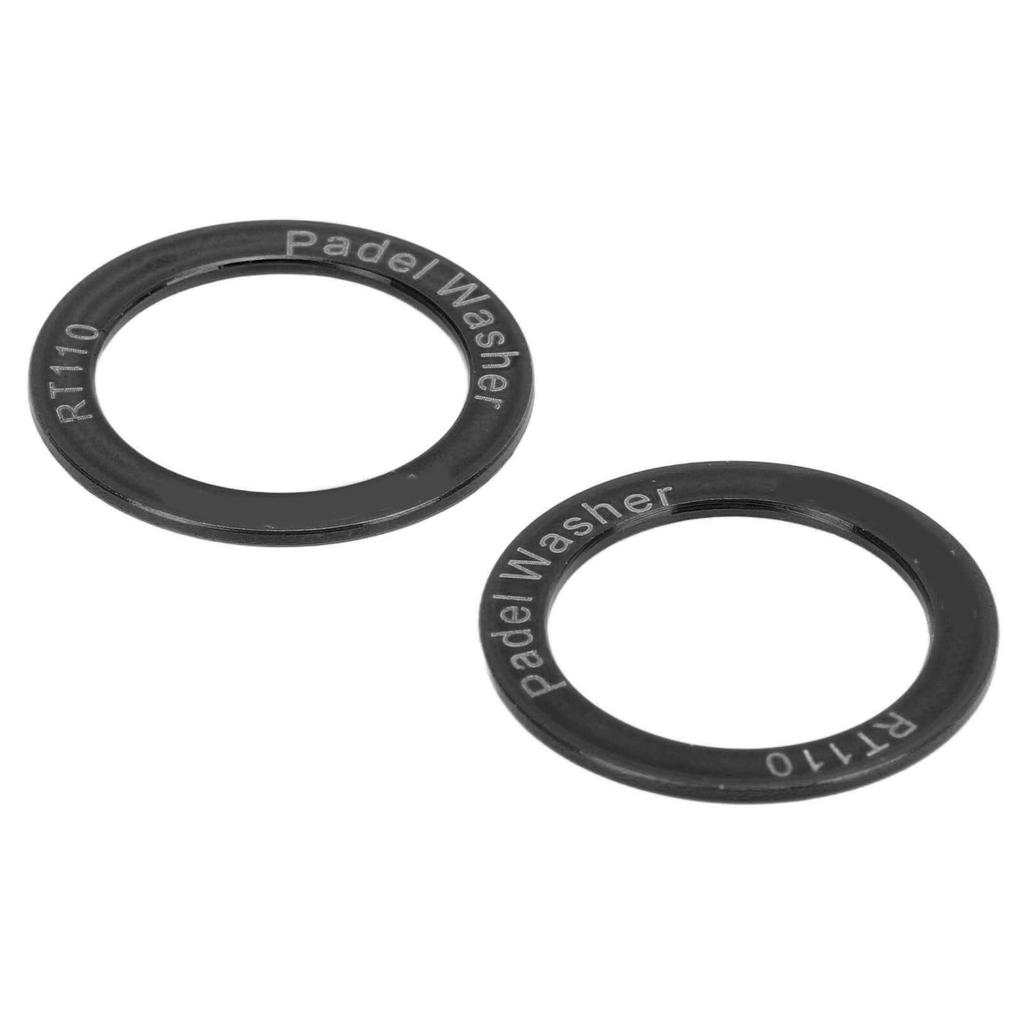 2Pcs Extended Bike Pedal Washers Titanium Alloy Waterproof Rustproof Less Friction Remove Noise