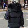Women's  And Winter Fashion Short Down Cotton Jacket Solid Color Bread Clothes Jacket