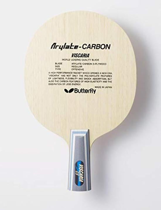 Butterfly Table Tennis Viscaria CS 24010 Racket, Shakehand, (FF/Men's, Jr) [Used]
