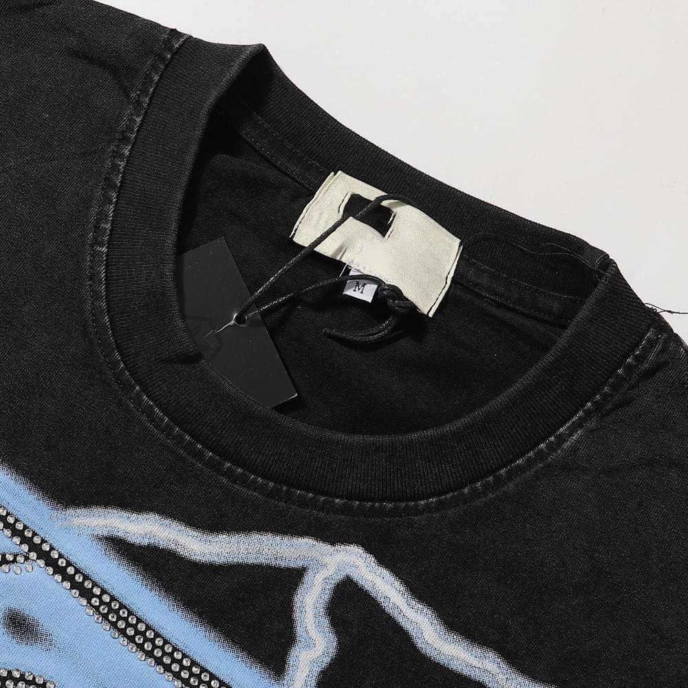 Summer Men's and Women's Majestik Fearless Astronaut Skull & Human Vintage Washed Oversized Tee