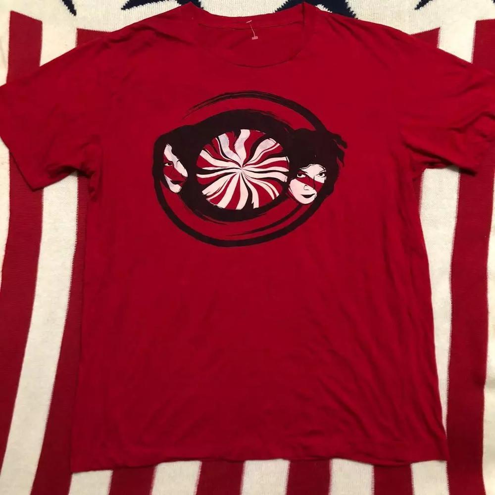 

The White Stripes Band Tshirt Size S4XL Cotton Men Women Tee QT1449 Unisex T-Shirt S